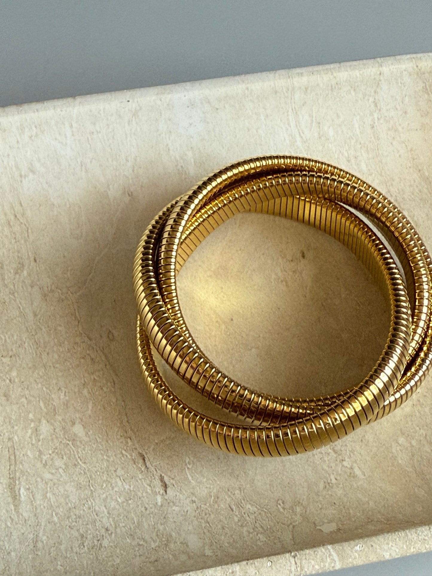 Gold layer bracelet