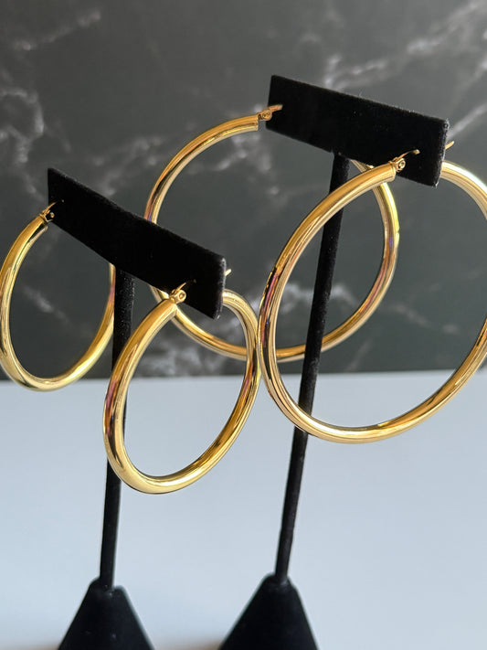 Cookie Hoop earring